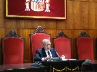 El Presidente del TSJA presenta en rueda de prensa la Memoria del 2016